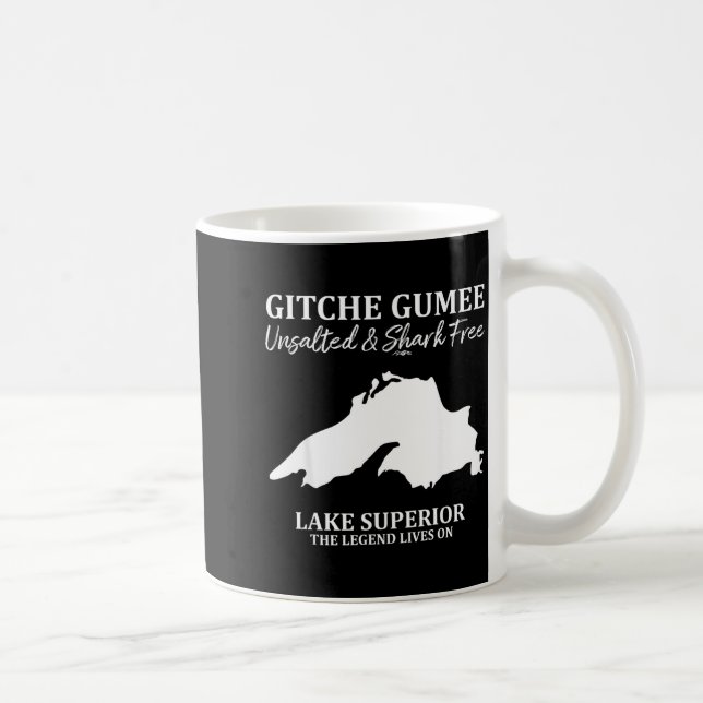 Caneca De Café Superior, Great Lake, Gitche Gumee Apparel Lakes  (Direita)