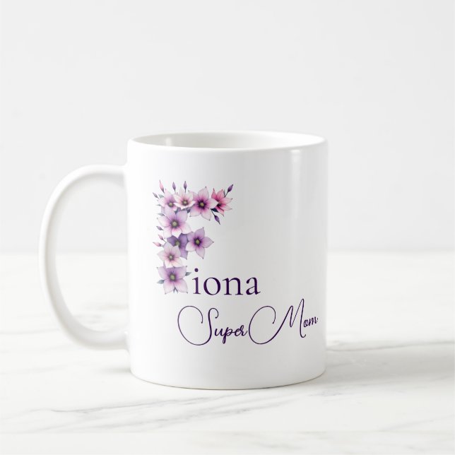 Caneca De Café SuperMãe Personalizada (Esquerda)