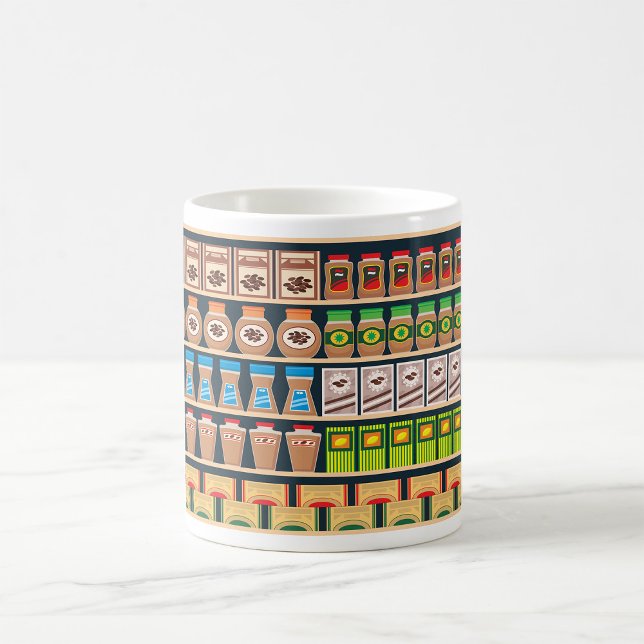 Caneca De Café Supermercado Shelf Mug (Criador carregado)