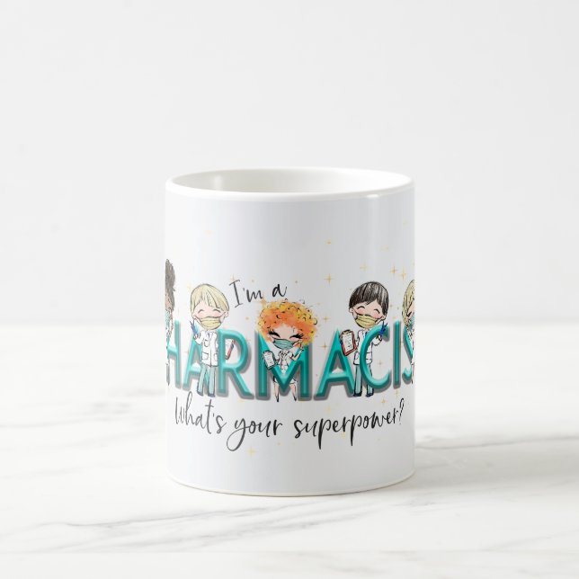 Caneca De Café Superpotência Farmacêutica Custa (Centro)
