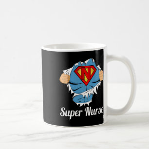 Caneca De Café Superpotência Super Enfermeira