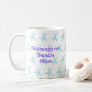 Caneca De Café Superstar Beach Mãe Starfish
