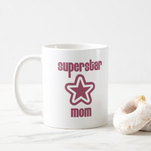 Caneca De Café Superstar Mãe Mug