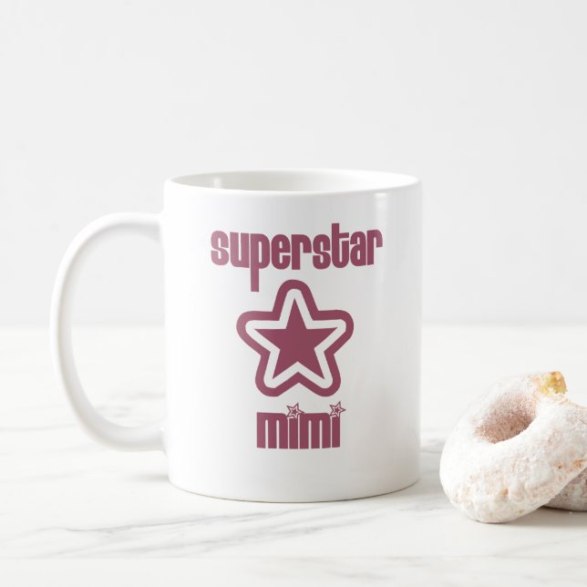 Caneca De Café Superstar Mimi (Com Donut)