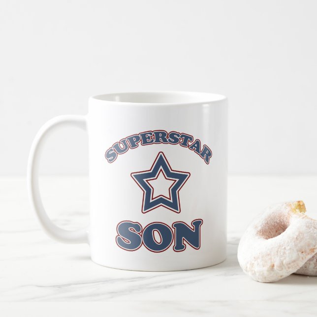 Caneca De Café Superstar Son Mug (Com Donut)