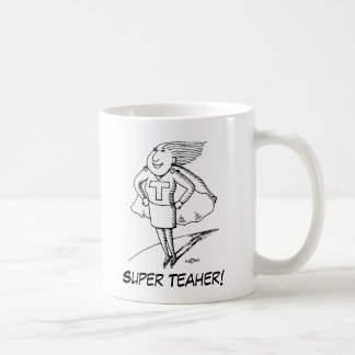 Caneca De Café superteacher, Teaher super! , Professor super