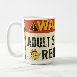 Caneca de Café Supervisão de Adultos