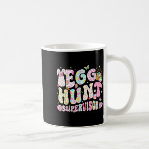 Caneca De Café Supervisor da Caça aos Ovos de Páscoa Divertido Mã