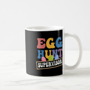 Caneca De Café Supervisor de Caça aos Ovos de Páscoa Divertido Mã