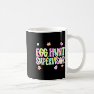Caneca De Café Supervisor de Caça aos Ovos Dia de Páscoa Divertid