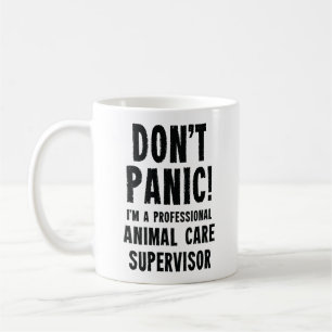 Caneca De Café Supervisor de Cuidados Animal