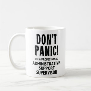 Caneca De Café Supervisor de Suporte Administrativo