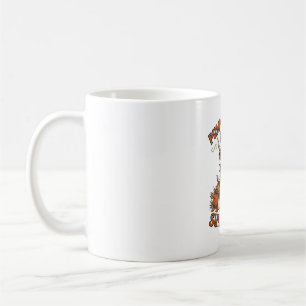 Caneca De Café Supervisor do Pomar de Abóbora Camisa Vintage Vaca