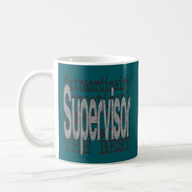 Caneca De Café Supervisor Extraordinário (Esquerda)