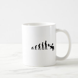 Caneca De Café Supino Reto Musculação Evolução Engraçada Força