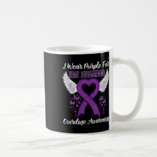 Caneca De Café Suportar a consciência de sobredosagem Mês Figurin