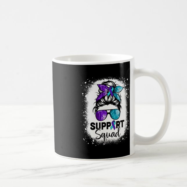 Caneca De Café Suportar Awarene de Prevenção Suicida de Bun Sad (Direita)