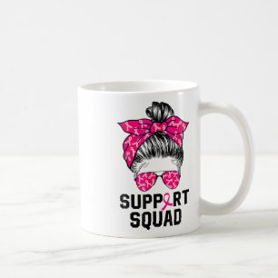 Caneca De Café Suportar Cancer da Mama do Guerreiro Rosa-Rosa-Tro