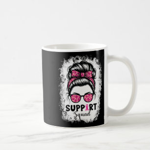 Caneca De Café Suportar Cancer da Mama do Guerreiro Rosa-Rosa-Tro