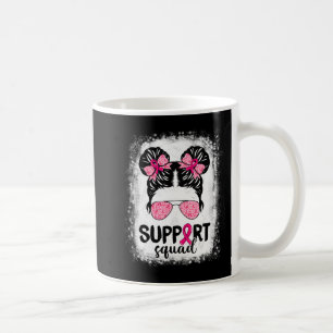 Caneca De Café Suportar Cancer da Mama do Guerreiro Rosa-Rosa-Tro