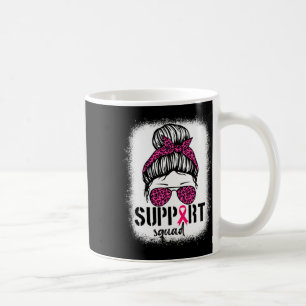Caneca De Café Suportar Cancer da Mama do Guerreiro Rosa-Rosa-Tro