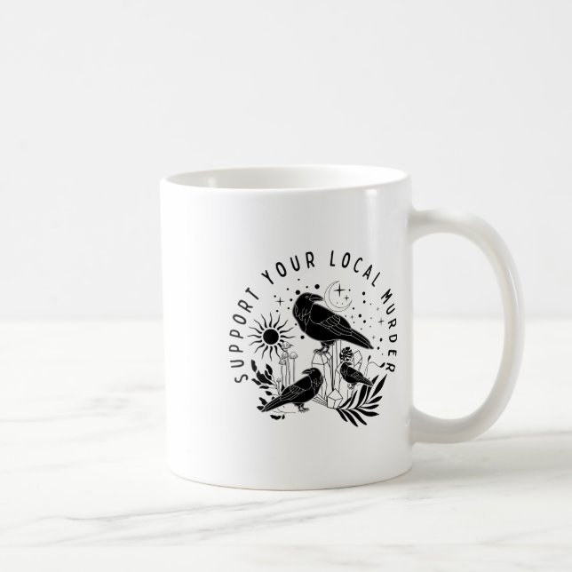 Caneca De Café Suportar o Assassinato Local (Direita)