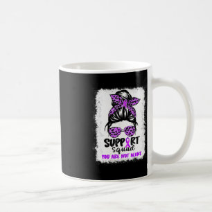 Caneca De Café Suportar o Quadrado Mensageiro Bun Purple Warrior