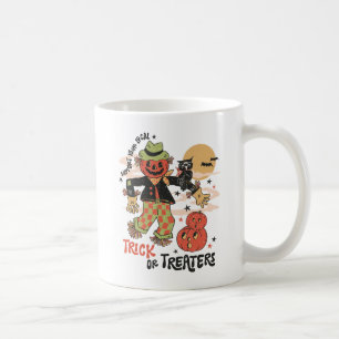 Caneca De Café Suportar Seu Truque Ou Tratadores Locais