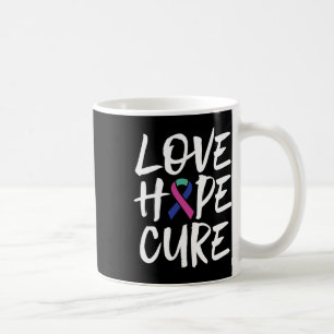 Caneca De Café Suporte à faixa de sensibilização do cancer
