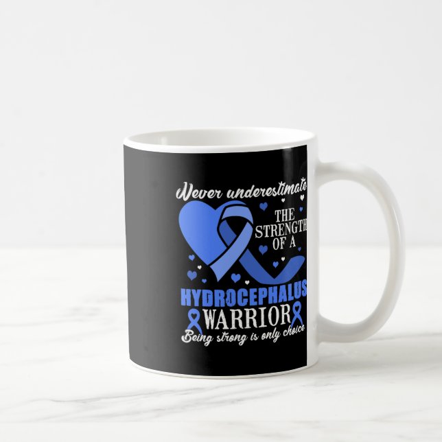 Caneca De Café Suporte a fita azul de conscientização (Direita)