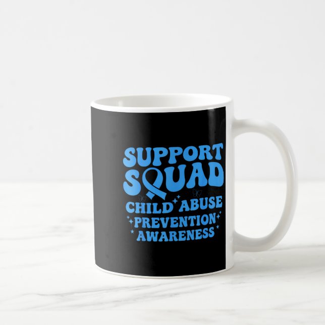 Caneca De Café Suporte Esquadra Prevenção Infantil Conscientizaçã (Direita)