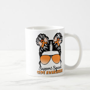 Caneca De Café Suporte Esquadrão De Sensibilização Mensagem Bun L