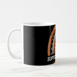 Caneca De Café Suporte Leucemia Esquadrão Consciencialização Rain
