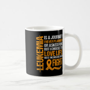 Caneca De Café suporte para Leucemia Sensibilização Orange Briso