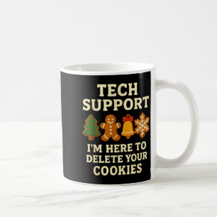 Caneca De Café Suporte Técnico Aqui Para Excluir Cookies Natal Di