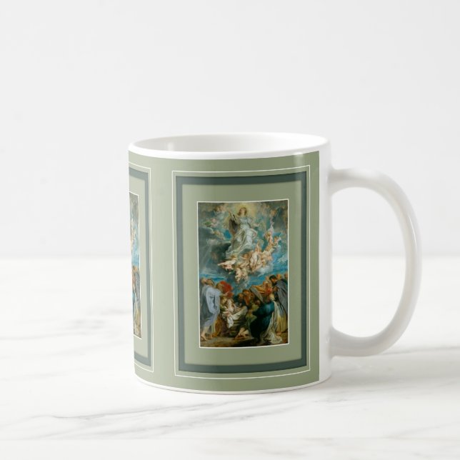 Caneca De Café Suposição da Virgem Maria abençoada ao céu (Direita)