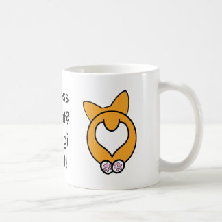 Caneca De Café Suposição que? Bumbum do Corgi!