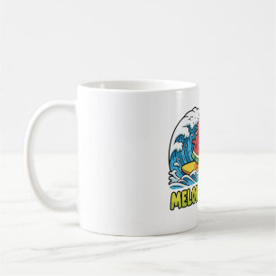 Caneca De Café Surf e snack