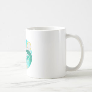 Caneca De Café Surf TROPICAL HAWAIIAN