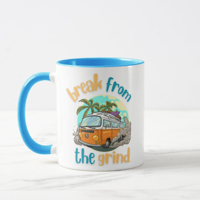 Caneca de Café Surf Van (Esquerda)