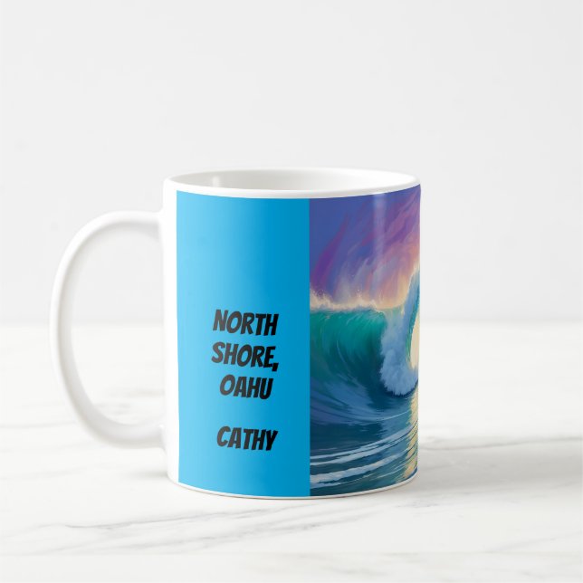Caneca de café surfando (Esquerda)