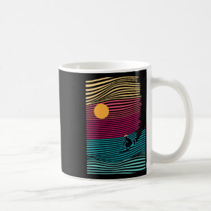 Caneca De Café Surfando Natal Em Julho Retro Praia Verão Férias