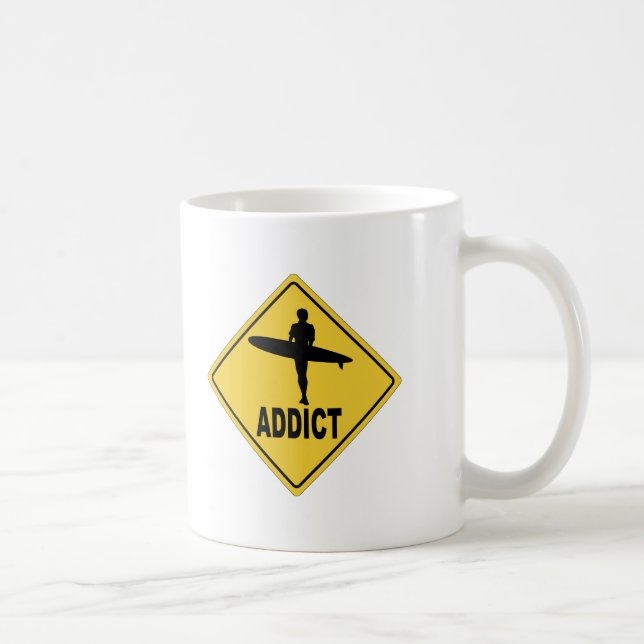 Caneca De Café Surfar (Direita)