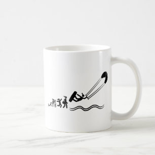 Caneca De Café Surfar do papagaio