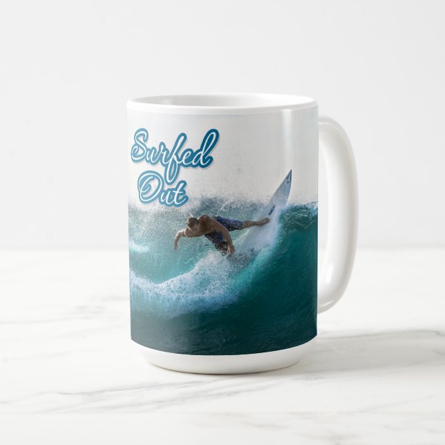 Caneca De Café Surfe 11 (Frente Esquerda)