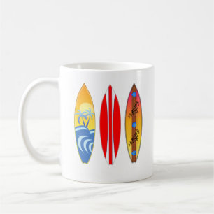 Caneca De Café Surfe em Vintage