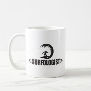 Caneca De Café Surfe engraçado