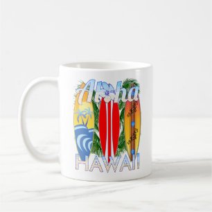 Caneca De Café Surfe nas Ilhas Aloha Hawaii