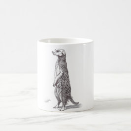 CANECA DE CAFÉ SURICATA. MEERKAT.