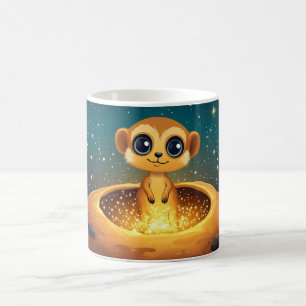 Caneca De Café suricata, um pequeno mamífero que vive nos deserto